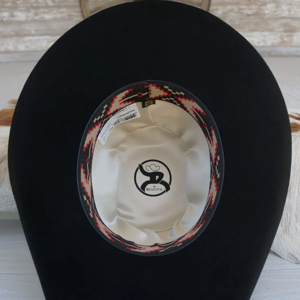 Resistol Hooey Day Money Felt Cowboy Hat | Black