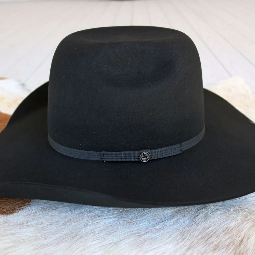 Resistol Hooey Day Money Felt Cowboy Hat | Black