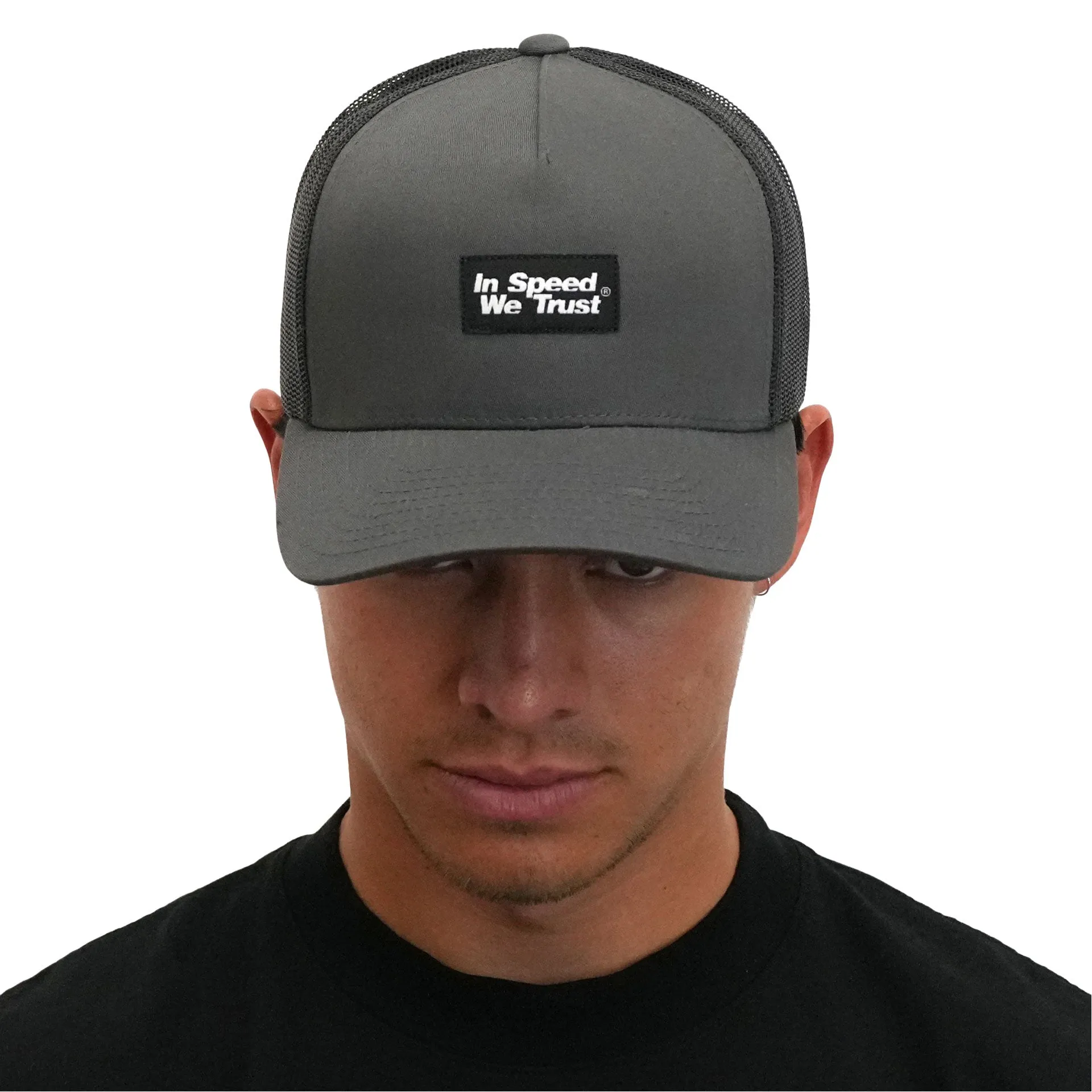 Retro Trucker Cap "ISWT" Charcoal