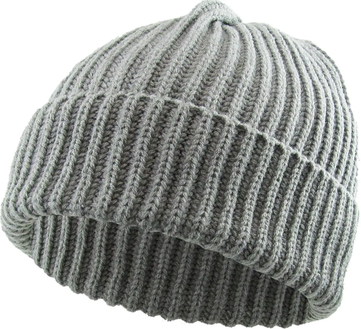 Ribbed Beanie: LGY