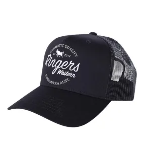 Ringers Western Boundary Trucker Cap - Jet Black