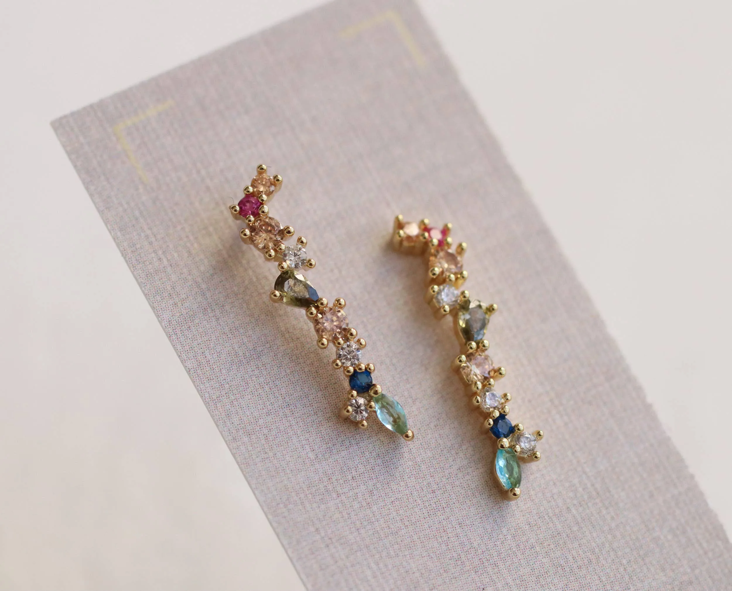 Silk Purse, Sow’s Ear Rainbow Earrings