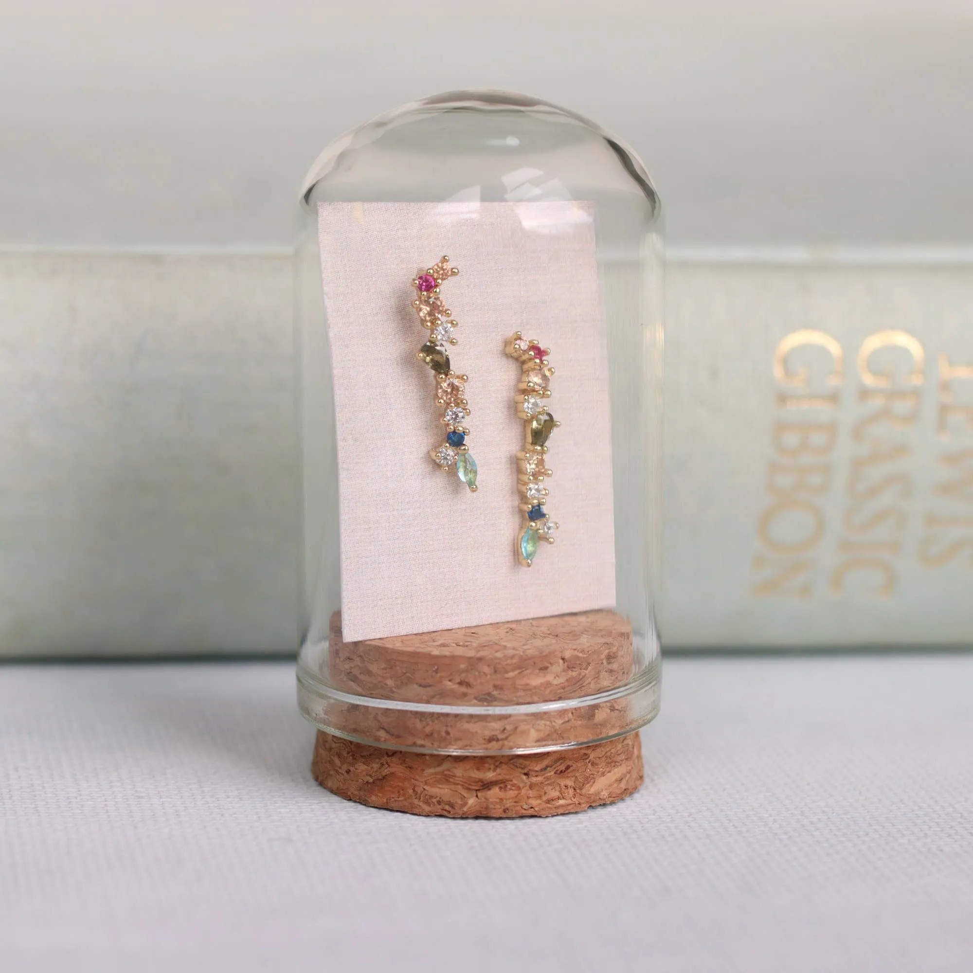 Silk Purse, Sow’s Ear Rainbow Earrings