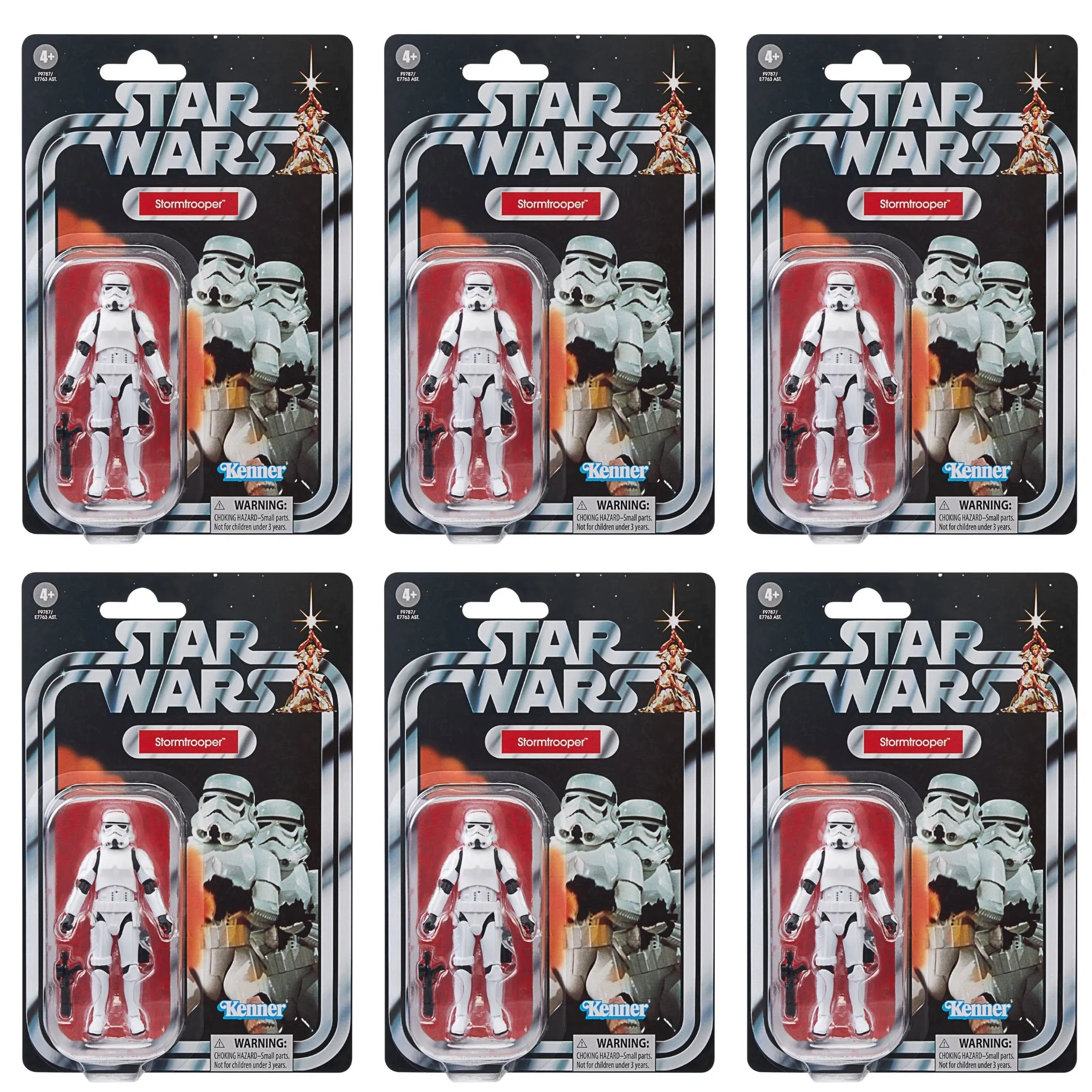 Star Wars The Vintage Collection Stormtrooper ARMY BUILDER SET OF 6!