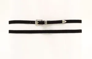 Suede Belted Hat Band