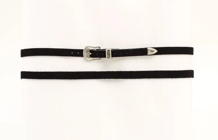 Suede Belted Hat Band