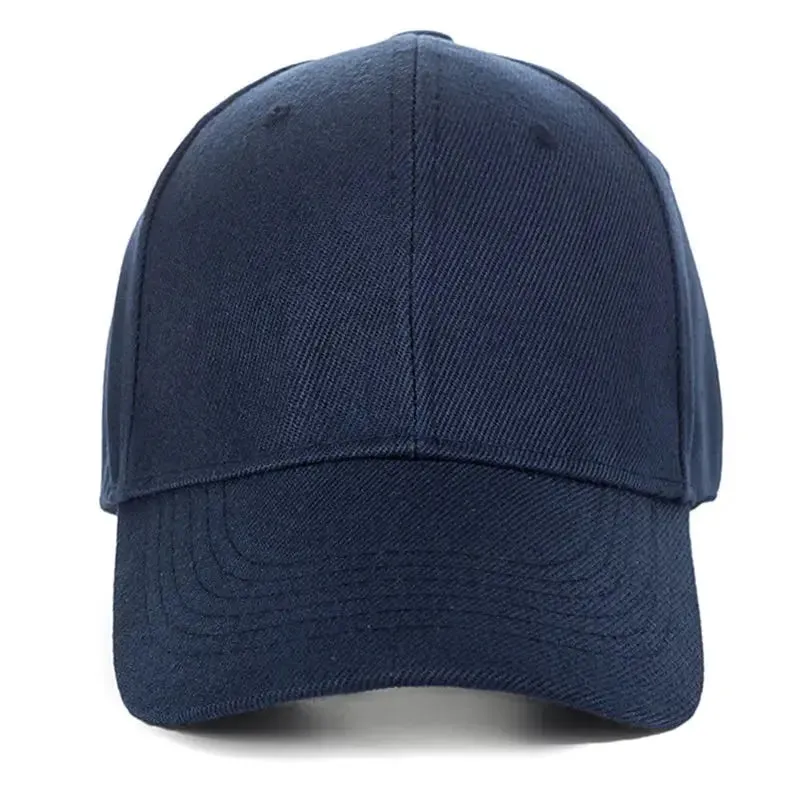 Unisex Cap Casual Plain Baseball Cap Adjustable Snapback Hats For Women Men Hip Hop Cap Street Dad Hat