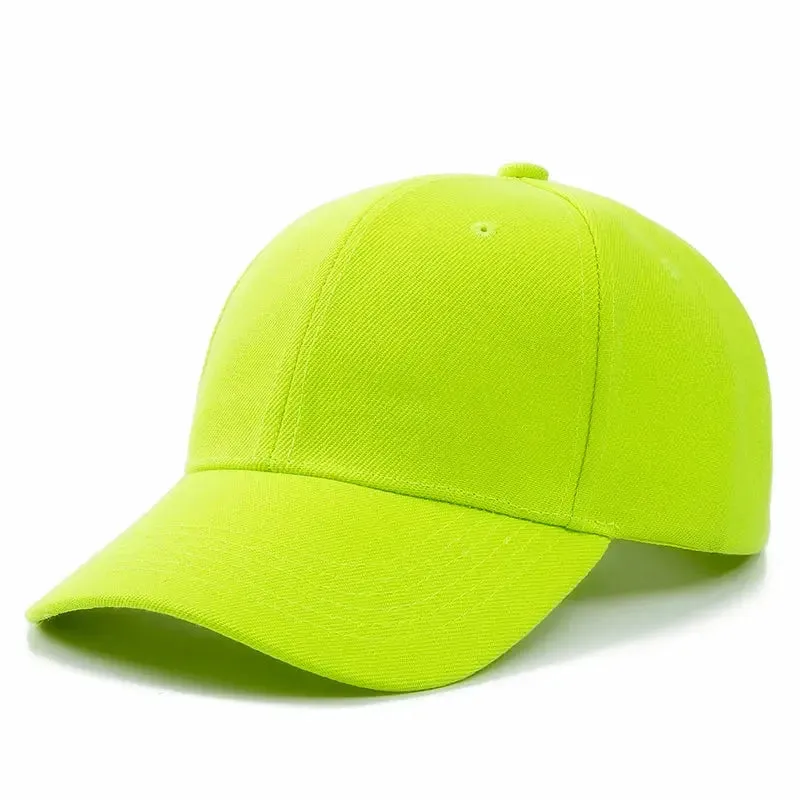 Unisex Cap Casual Plain Baseball Cap Adjustable Snapback Hats For Women Men Hip Hop Cap Street Dad Hat