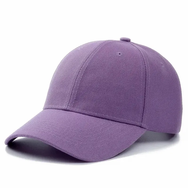 Unisex Cap Casual Plain Baseball Cap Adjustable Snapback Hats For Women Men Hip Hop Cap Street Dad Hat