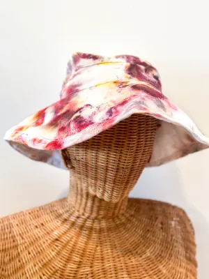 Upcycled Ice Dye Bucket Hat