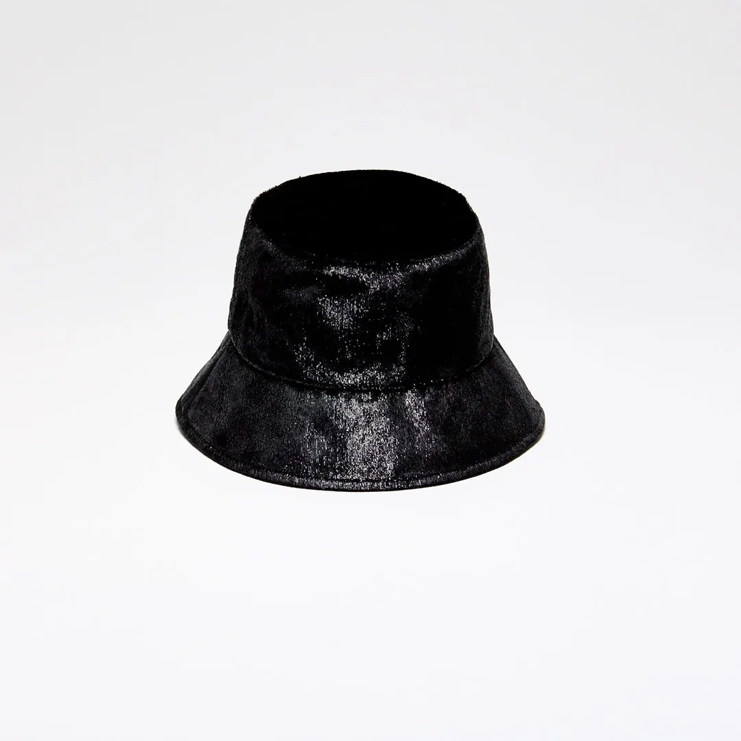 Yuki Velvet Packable Bucket Hat