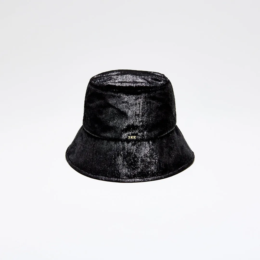 Yuki Velvet Packable Bucket Hat